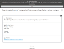 Tablet Screenshot of forexstrategiesresources.com